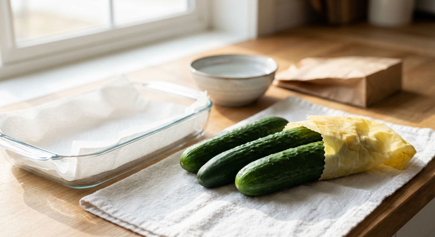How to Store Fresh Cucumbers Naturally