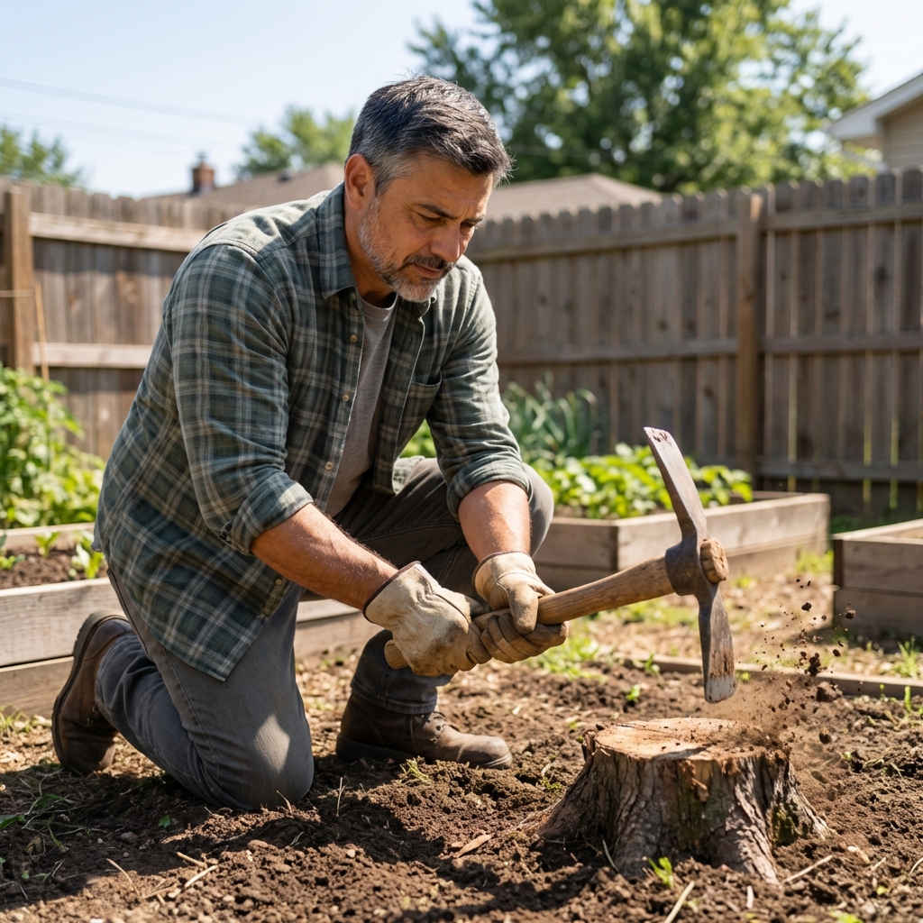Eco-Friendly Ways to Remove Small Tree Stumps
